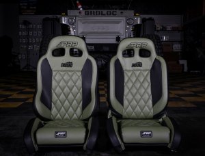Jeep Wrangler JKU Seat - PRP Seats - Enduro Elite Reclining Suspension - Grey - `07-`18